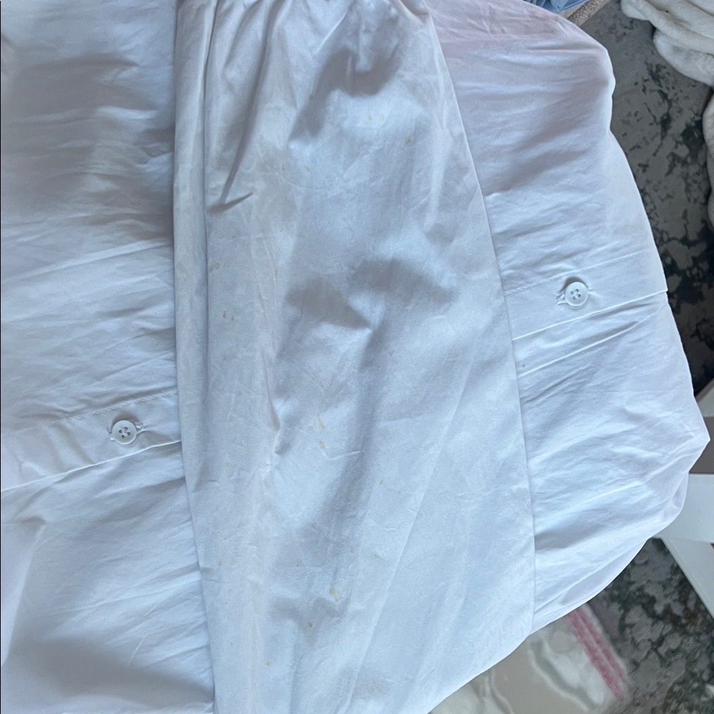 NWT | Forever 21 White Long Sleeve Dress, Size S - Picture 5 of 5